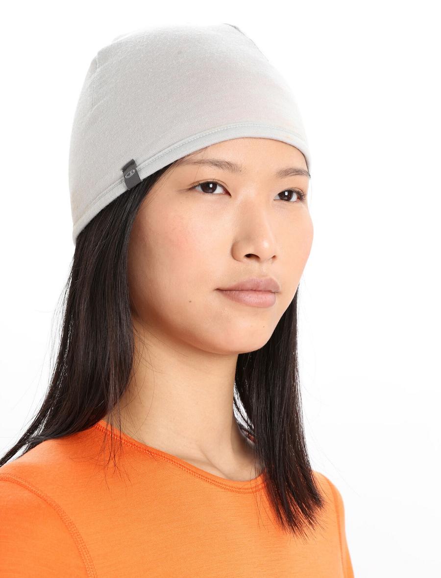 Flash / Ether Men's Icebreaker Unisex Merino Pocket Beanie Hats | USA 1102YXFU